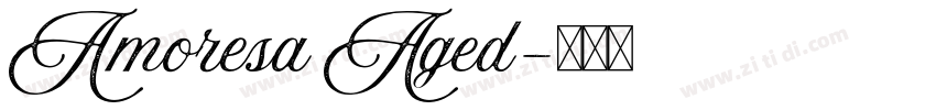 Amoresa Aged字体转换